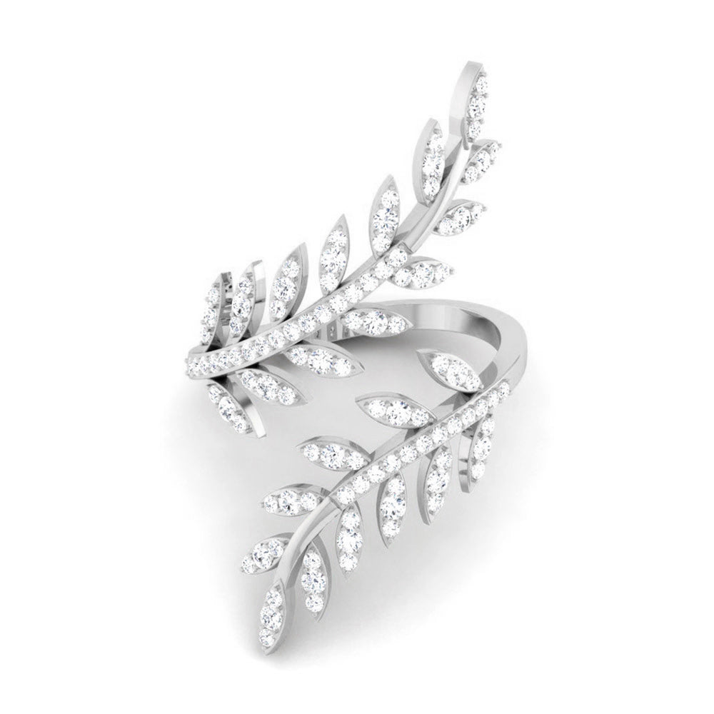 Designer Platinum Diamond Ring JL PT R 8126