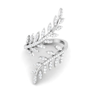 Designer Platinum Diamond Ring JL PT R 8126   Jewelove.US