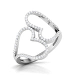 Load image into Gallery viewer, Designer Platinum Heart Diamond Ring JL PT R 8151  VVS-GH Jewelove.US
