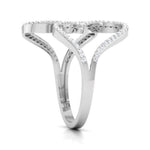 Load image into Gallery viewer, Designer Platinum Heart Diamond Ring JL PT R 8151   Jewelove.US
