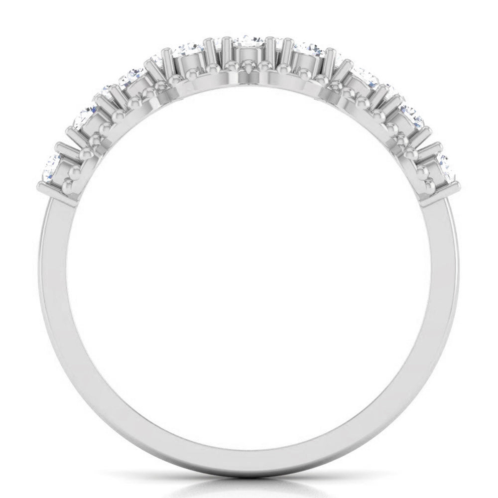 Designer Platinum Diamond Ring for Women JL PT R 8158   Jewelove.US