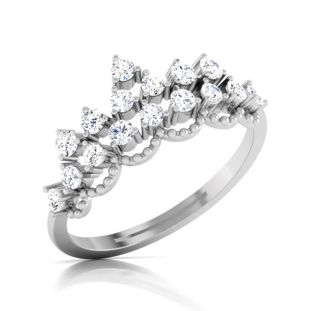 Designer Platinum Diamond Ring for Women JL PT R 8158  VVS-GH Jewelove.US