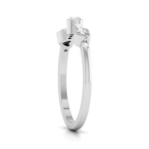 Designer Platinum Heart Diamond Ring for Women JL PT R 8170   Jewelove.US
