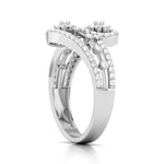 Load image into Gallery viewer, Designer Platinum Diamond Ring with Twist JL PT R8183   Jewelove.US
