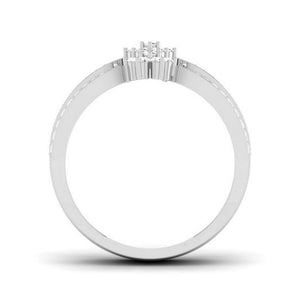 Designer Platinum Diamond Ring JL PT R 8185   Jewelove.US