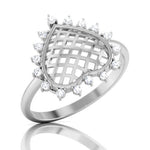 Load image into Gallery viewer, Designer Platinum Heart Diamond Ring for Women JL PT R 8207  VVS-GH Jewelove.US
