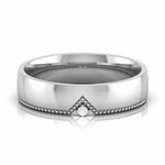 Load image into Gallery viewer, Designer Platinum Single Diamond Couple Ring JL PT CB 104
