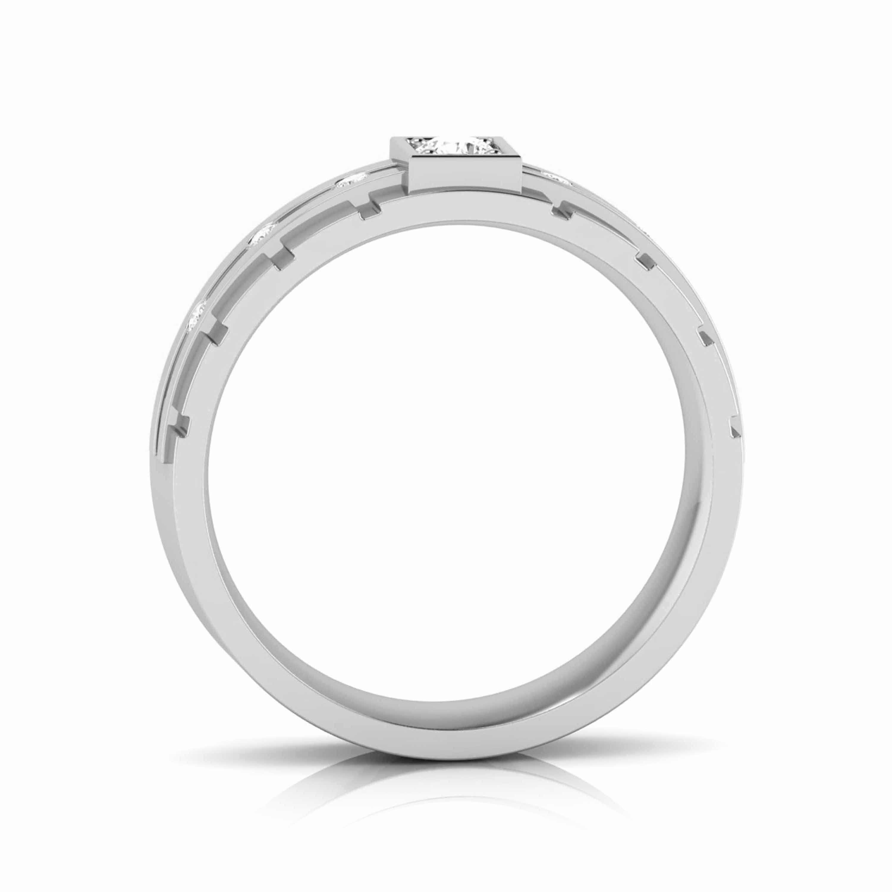 Designer Platinum Diamond Couple Rings JL PT CB 106   Jewelove