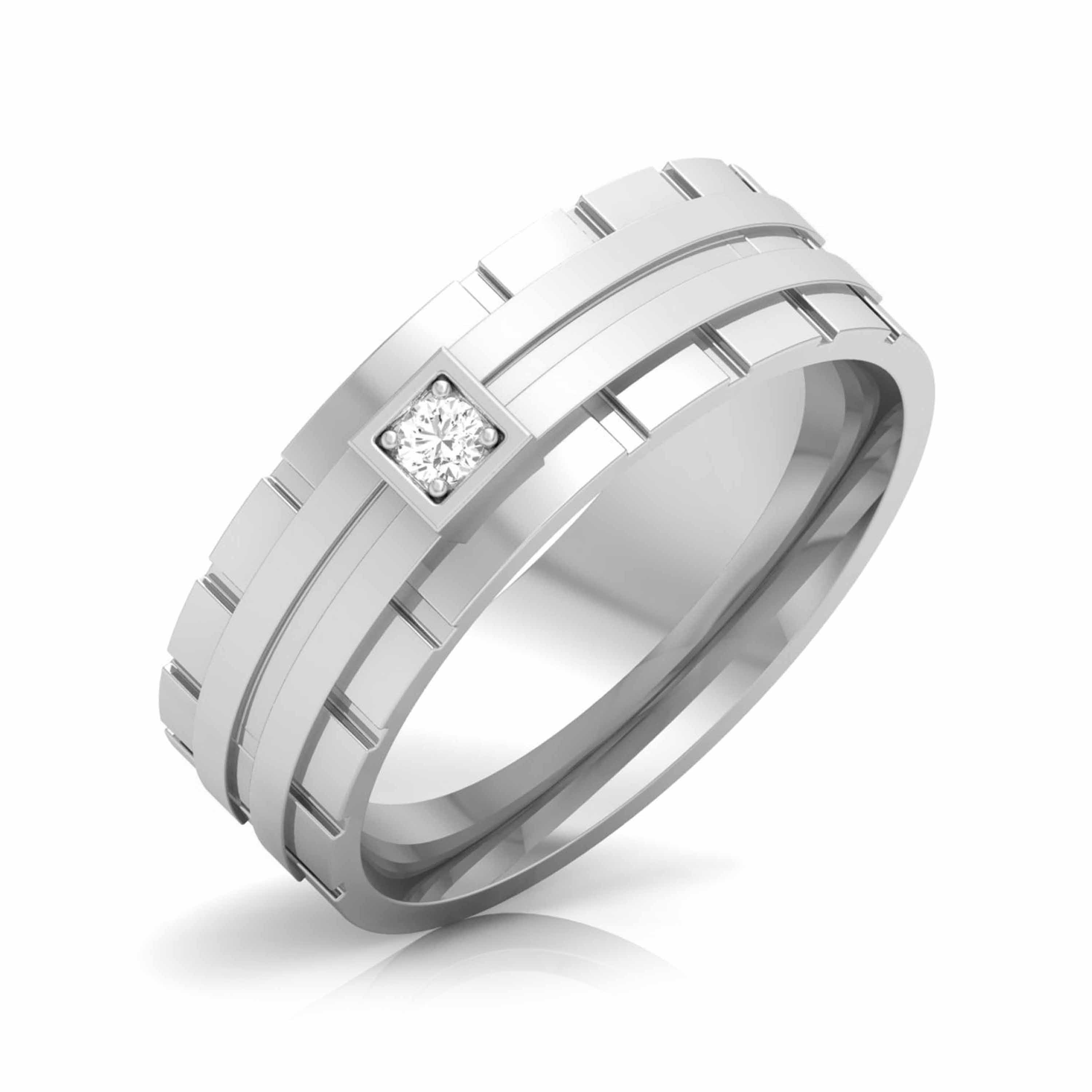 Designer Platinum Diamond Couple Rings JL PT CB 106  Men-s-Ring-only-VVS-GH Jewelove