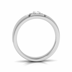 Designer Platinum Diamond Love Couple Bands JL PT CB  109