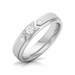 Load image into Gallery viewer, Designer Platinum Diamond Love Couple Bands JL PT CB  109

