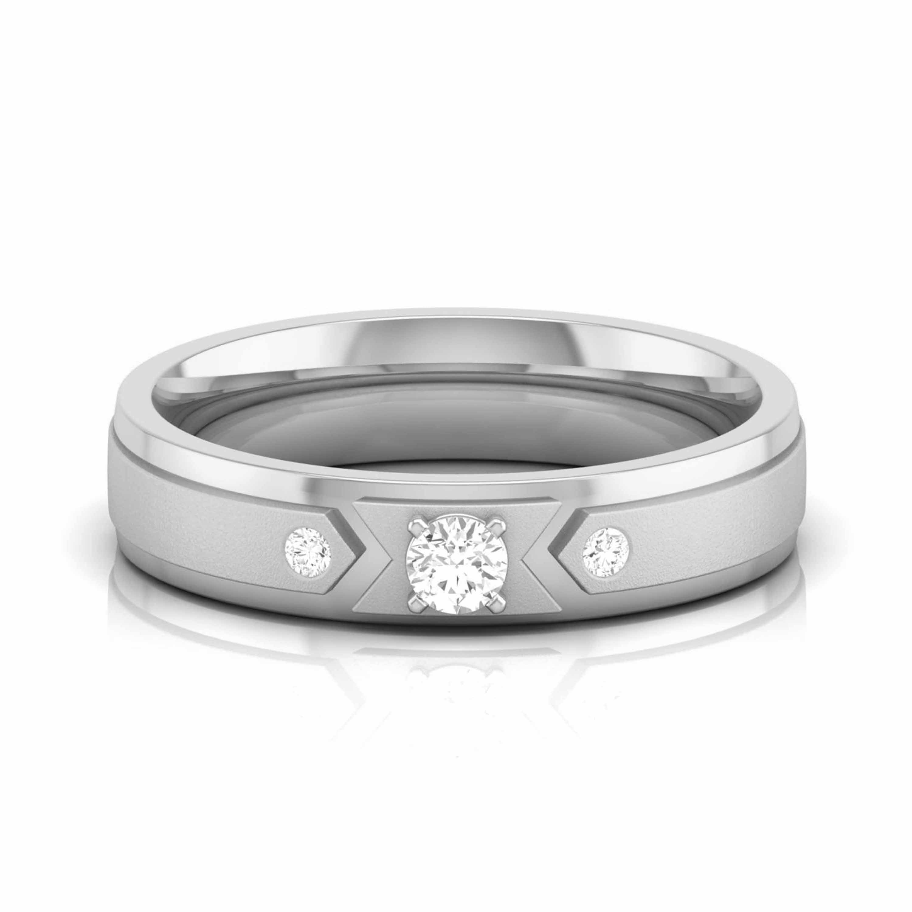 Designer Platinum Diamond Love Couple Bands JL PT CB  109  Women-s-Ring-only-VVS-GH Jewelove