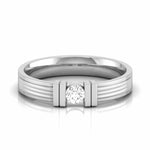 Load image into Gallery viewer, Desinger Platinum Single Diamond Couple Ring JL PT CB 111  Women-s-Ring-only Jewelove

