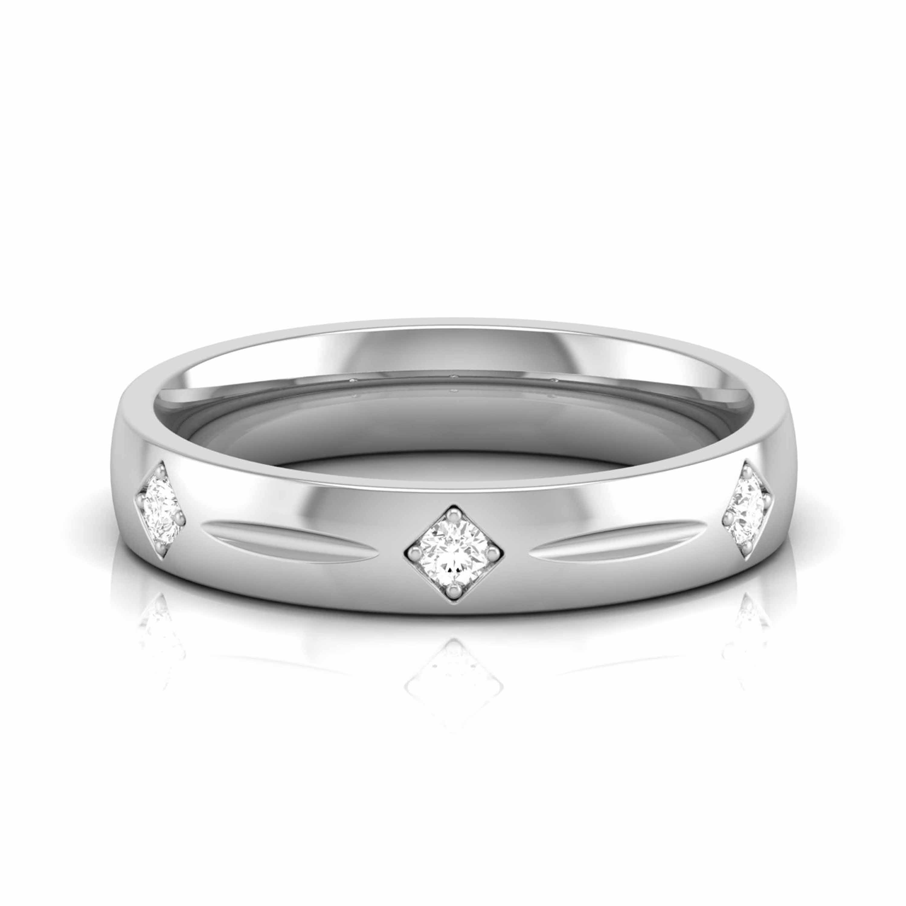 Designer Platinum Diamond Love Bands JL PT CB 115