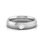 Load image into Gallery viewer, Single Diamond Platinum Love Bands JL PT CB 11   Jewelove
