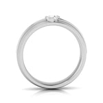 Load image into Gallery viewer, Single Diamond Platinum Love Bands JL PT CB 11
