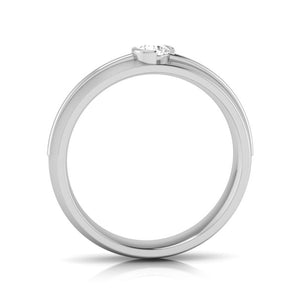 Single Diamond Platinum Love Bands JL PT CB 11