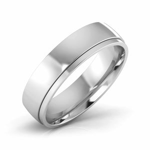 Designer Platinum Diamond Couple Ring JL PT CB 12  Men-s-Ring-only-Plain Jewelove