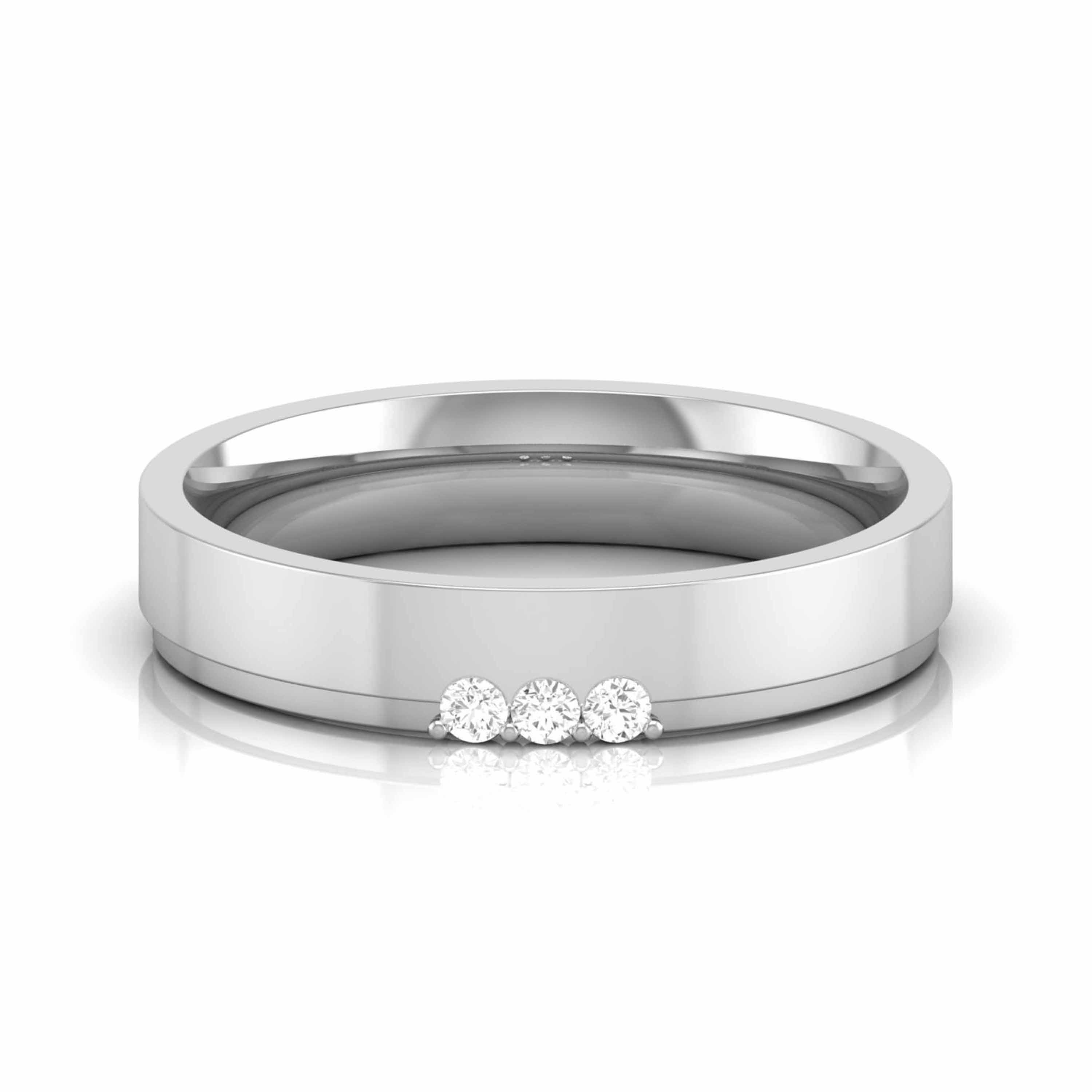 Platinum Diamond Couple Ring JL PT CB 131  Women-s-Ring-only Jewelove