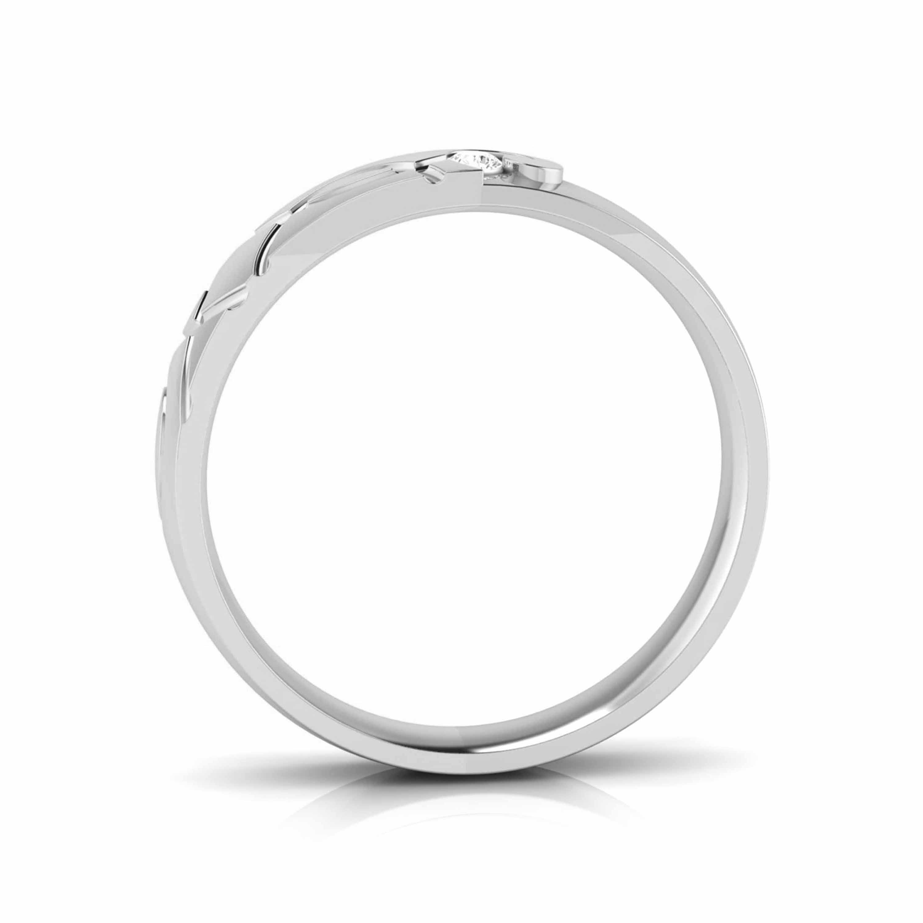 Designer Platinum Diamond Couple Ring JL PT CB 142   Jewelove