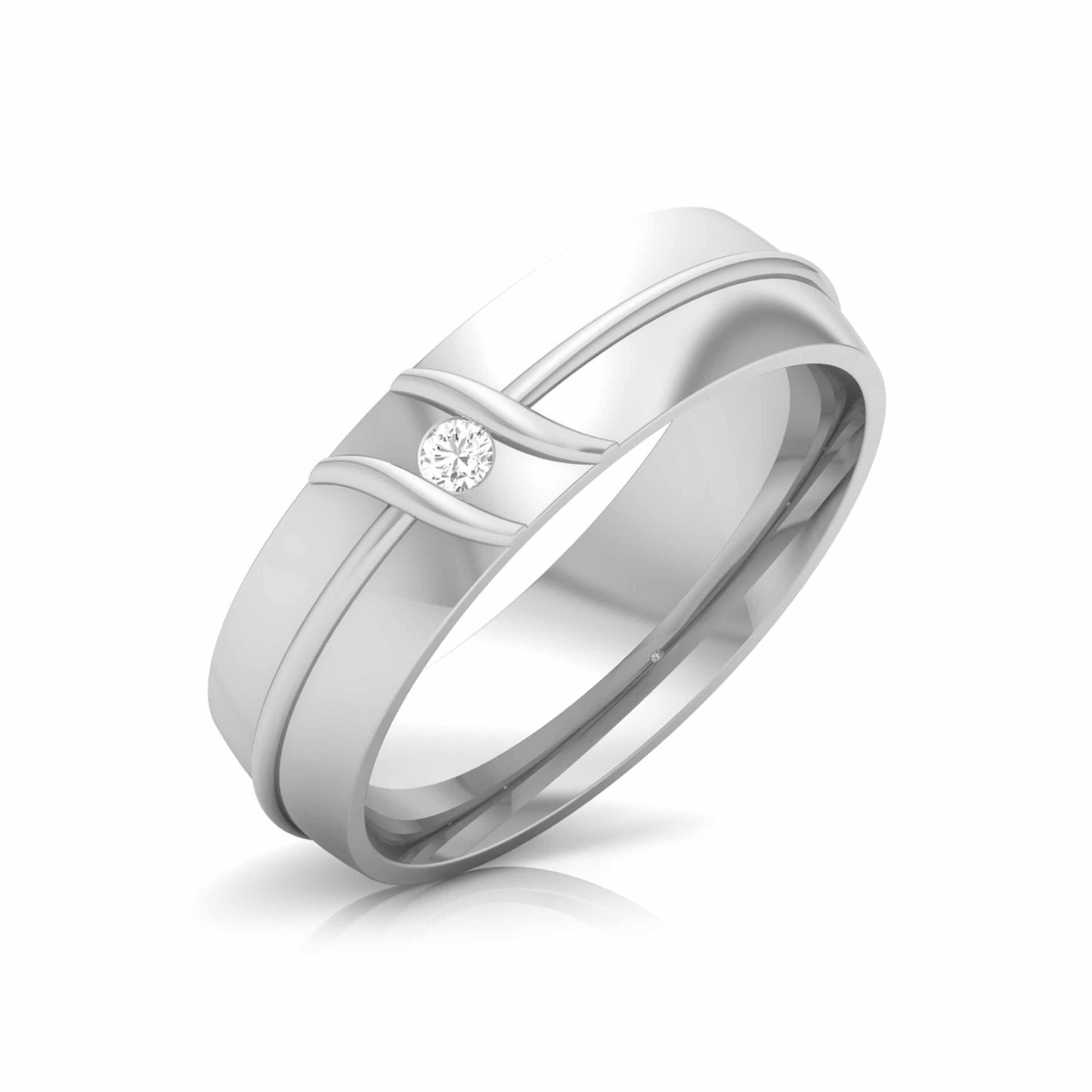 Designer Platinum Diamond Couple Ring JL PT CB 144  Men-s-Ring-only Jewelove