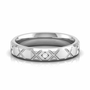Designer Platinum Diamond Couple Ring JL PT CB 147