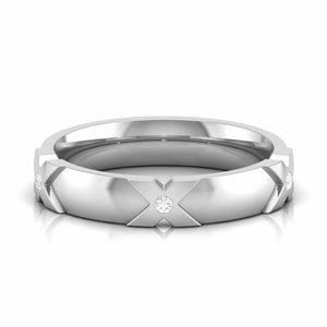 Designer Platinum Diamnd Couple Ring JL PT CB 148  Women-s-Ring-only-VVS-GH Jewelove