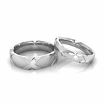 Load image into Gallery viewer, Designer Platinum Diamnd Couple Ring JL PT CB 148  Both-VVS-GH Jewelove

