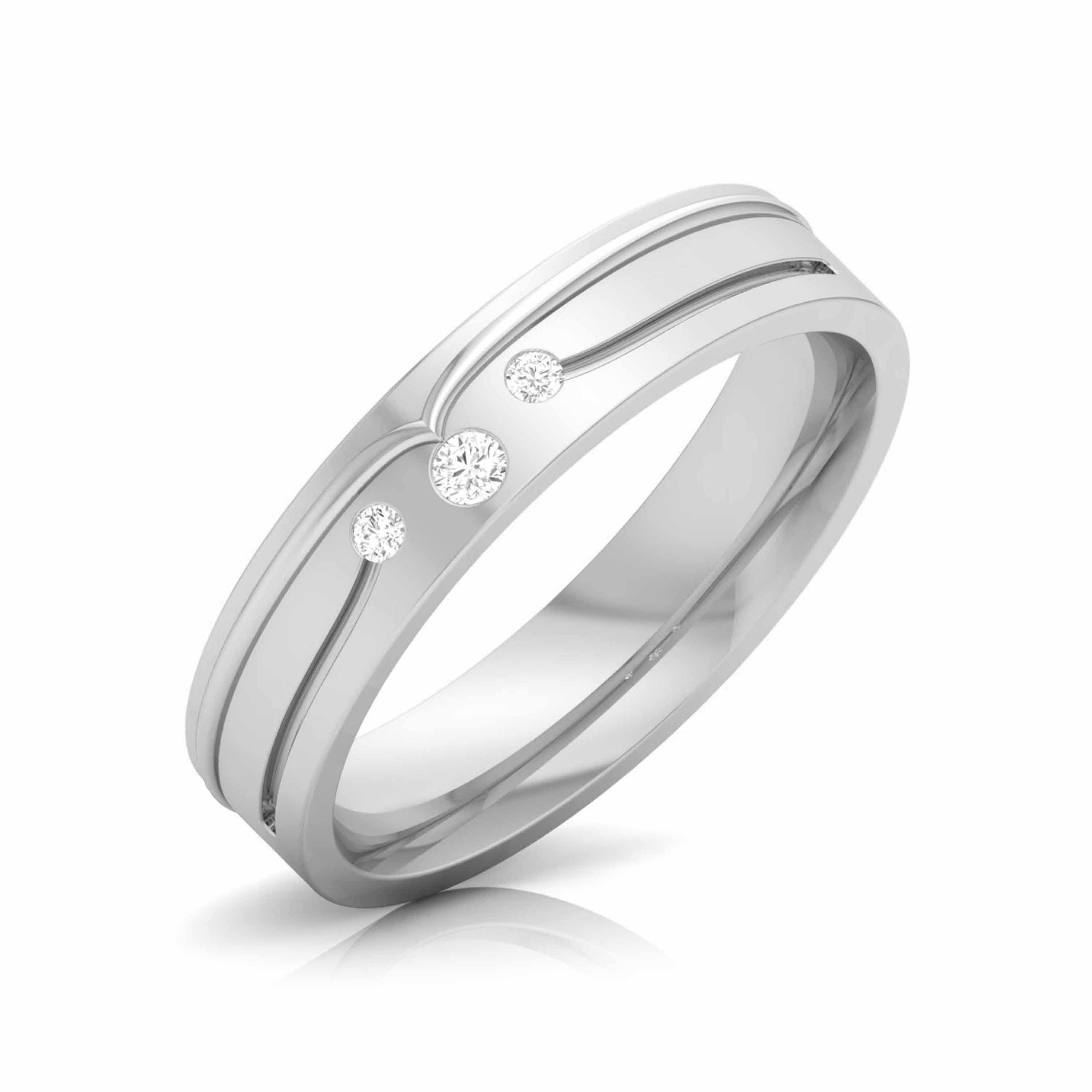 Designer Platinum Diamond Couple Ring JL PT CB 16   Jewelove