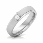 Load image into Gallery viewer, Platinum Diamond Couple Ring with Matte Finish JL PT CB 57   Jewelove
