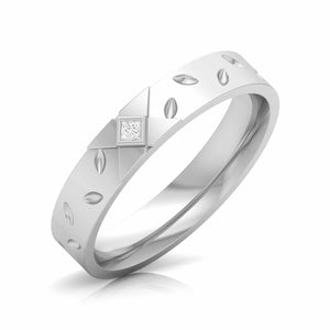 Designer Platinum  Princess Diamond Cut Couple Ring JL PT CB 87   Jewelove