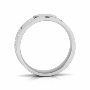 Designer Platinum  Princess Diamond Cut Couple Ring JL PT CB 87