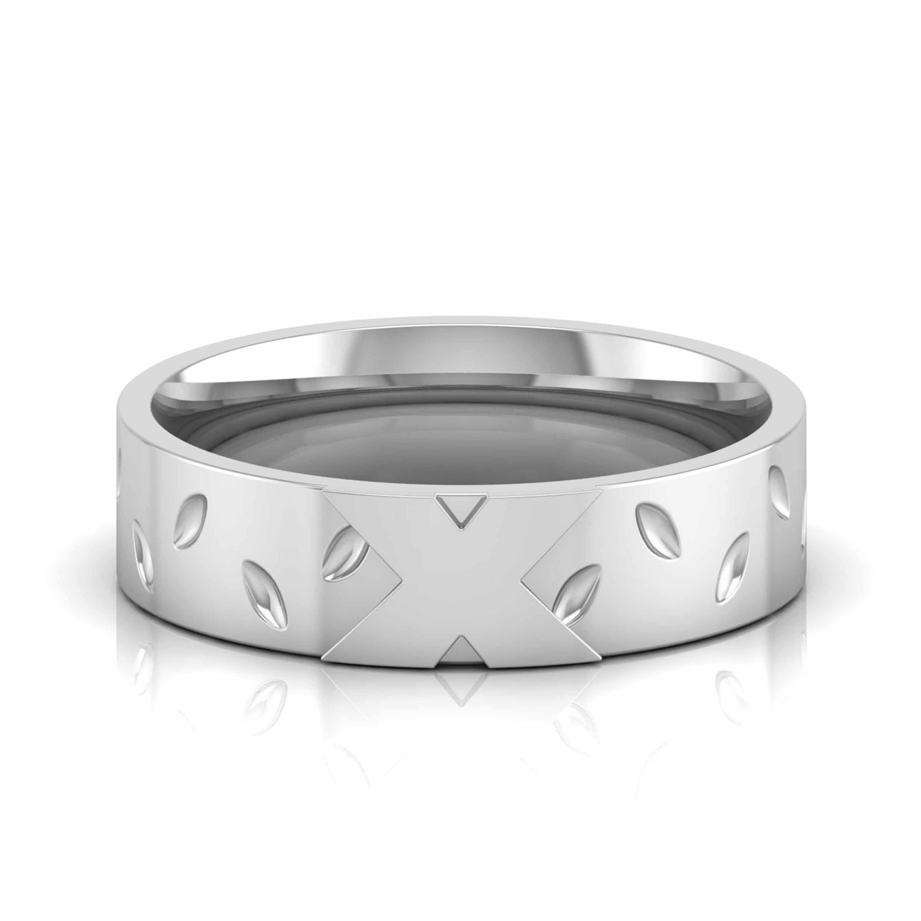 Designer Platinum  Princess Diamond Cut Couple Ring JL PT CB 87