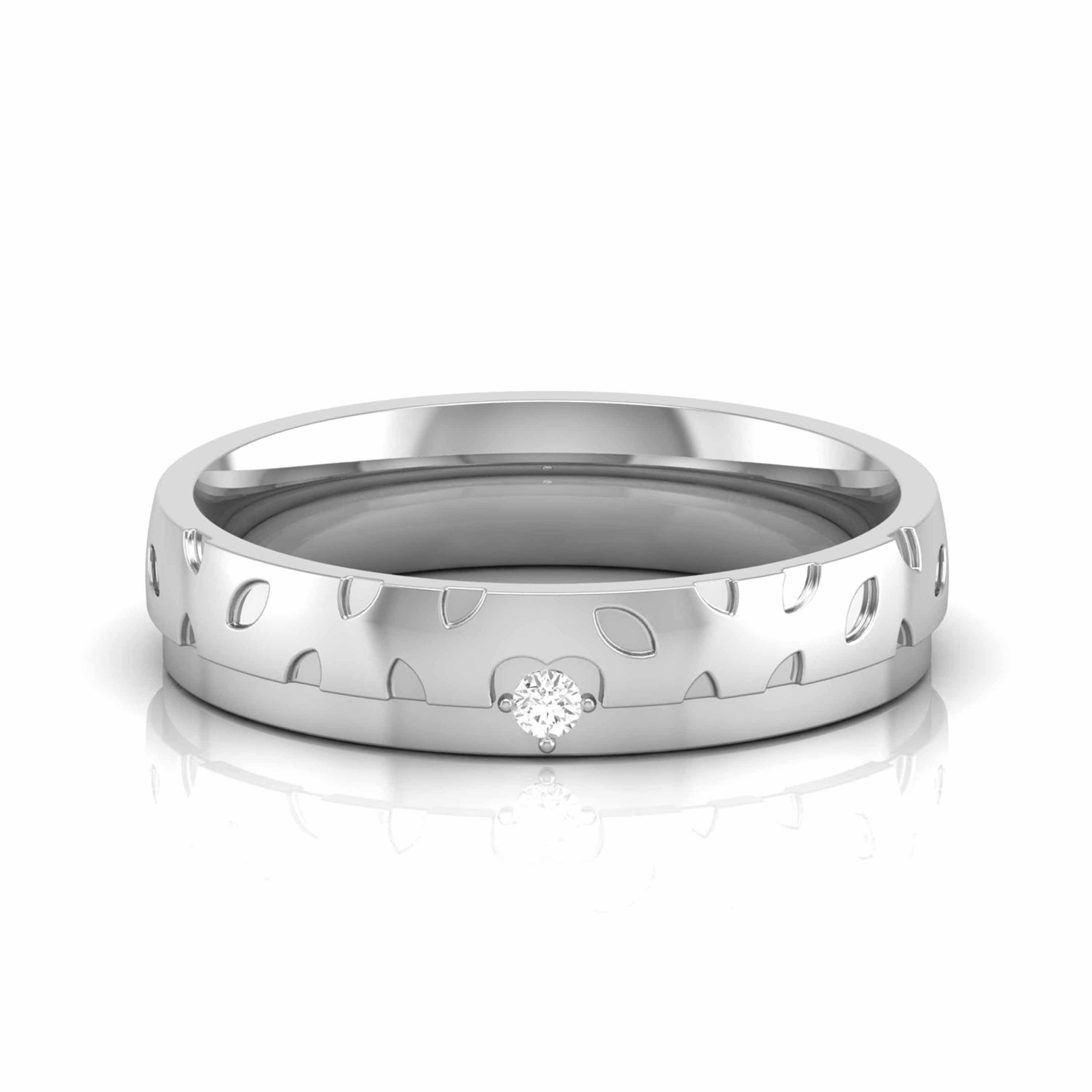 Designer Platinum Diamond Couple Ring JL PT CB 89  Women-s-Ring-only Jewelove
