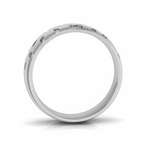 Designer Platinum Diamond Couple Ring JL PT CB 89   Jewelove