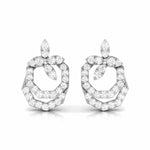 Load image into Gallery viewer, Designer Platinum Diamond Earrings for Women JL PT E OLS 10
