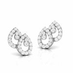 Load image into Gallery viewer, New Fashionable Platinum Diamond Earrings for Women JL PT E OLS 12   Jewelove.US
