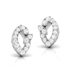 Load image into Gallery viewer, Designer Platinum Diamond Earrings for Women JL PT E OLS 13
