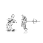 Load image into Gallery viewer, Beautiful Platinum Diamond Earrings for Women JL PT E OLS 16
