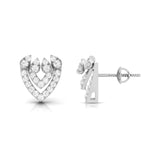 Load image into Gallery viewer, Designer Fashionable Platinum Diamond Earrings for Women JL PT E OLS 17   Jewelove.US
