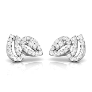 Designer Platinum Diamond Earrings for Women JL PT E OLS 22