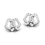 Load image into Gallery viewer, Designer Platinum Diamond Earrings for Women JL PT E OLS 24
