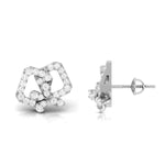 Load image into Gallery viewer, Designer Platinum Diamond Earrings for Women JL PT E OLS 24
