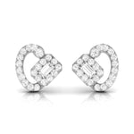 Load image into Gallery viewer, Designer Platinum Diamond Earrings for Women JL PT E OLS 5  VVS-GH Jewelove.US
