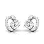 Load image into Gallery viewer, Designer Platinum Diamond Earrings for Women JL PT E OLS 5   Jewelove.US
