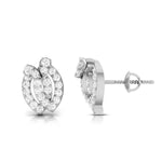 Load image into Gallery viewer, Designer Platinum Diamond Earrings for Women JL PT E OLS 7   Jewelove.US
