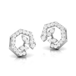 Load image into Gallery viewer, Designer Platinum Diamond Earrings for Women JL PT E OLS 9
