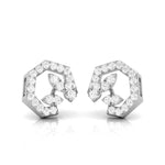 Load image into Gallery viewer, Designer Platinum Diamond Earrings for Women JL PT E OLS 9
