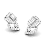 Load image into Gallery viewer, Beautiful Platinum Earrings with Diamonds for Women JL PT E ST 2008   Jewelove.US
