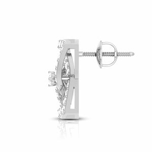Platinum Earrings with Diamonds fir Women JL PT E ST 2013